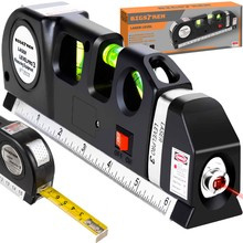 Laser level with tape measure 250cm Bigstreen 21747