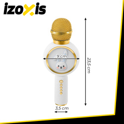 Izoxis 27047 Wireless Karaoke Microphone White