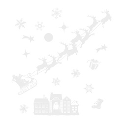 Weihnachts-Fensteraufkleber Ruhhy 22305