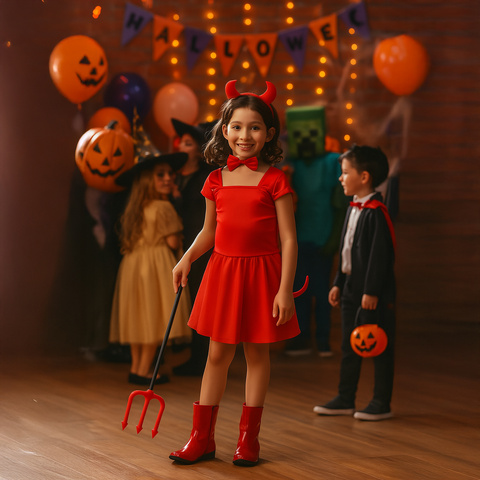 Costume de diable - Lot de 4 S22140