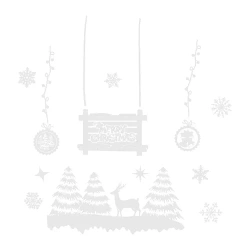 Christmas window stickers Ruhhy 22253