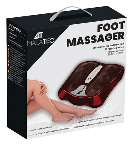 Appareil de massage des pieds avec chauffage 