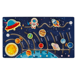 Wooden puzzle - solar system Kruzzel 24763
