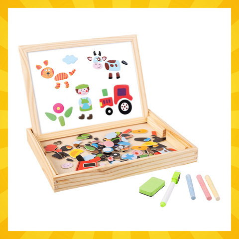 Tablica edukacyjna dwustronna Kruzzel 25637