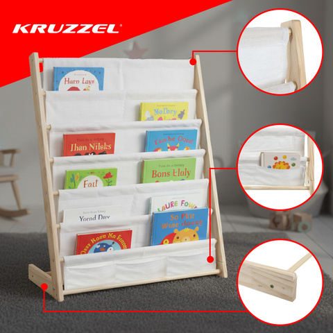Kruzzel 25809 Kinderbücherregal