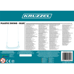Kunststoffschaukel - blau 25446