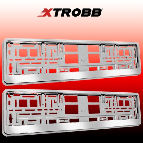 License plate frame 2 pcs Xtrobb 22048
