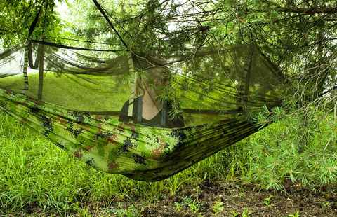 Santiago Army Tourist Hammock 260x140cm Net