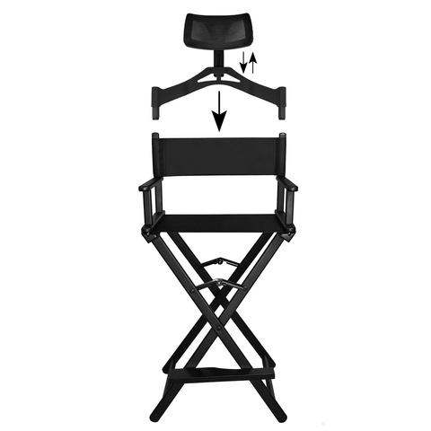 Aluminum Makeup Chair with Headrest