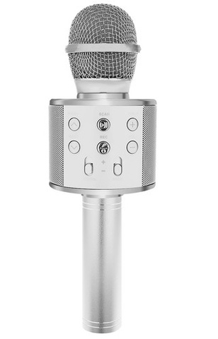 Microphone karaoké - argent Izoxis 22188