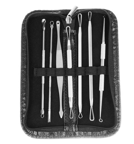 Blackhead Removal Spoons - Set of 7