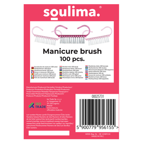 Manicure brush - 100pcs Soulima 25731