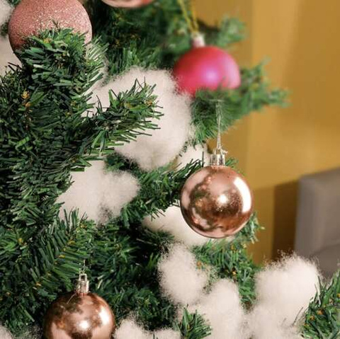 Künstlicher loser Schnee, dekorative Deko-Daunen für Weihnachtsdekorationen, 1 kg