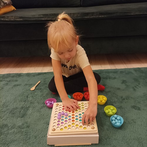 Holzperlen-Puzzle 22403