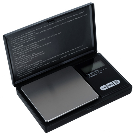 Pocket scale 500 x 0.1g with flap 23573