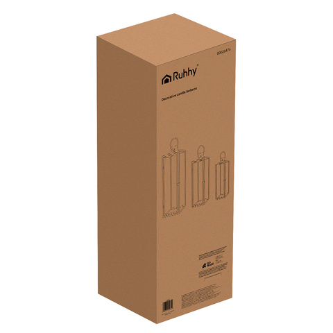 Goldene Laternen 38/49/63cm 3Stk Ruhhy 26476