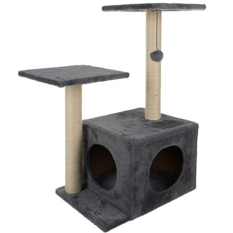 Cat tree 71cm gray Purlov 21712