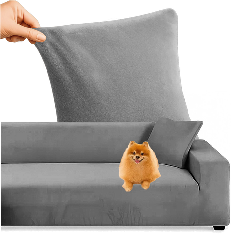 Housse de canapé 145-185 cm gris foncé Ruhhy 26037
