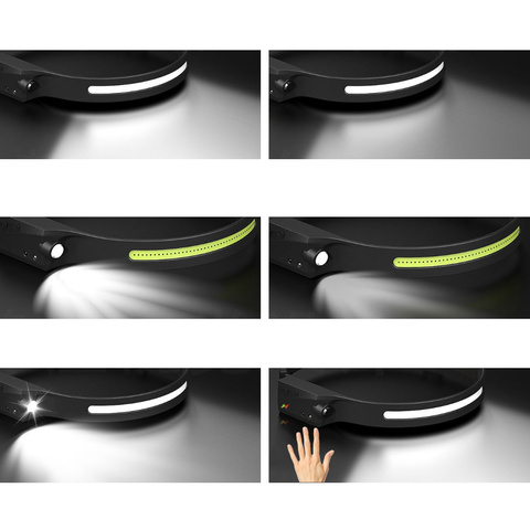 Trizand 21652 USB-LED-Stirnlampe