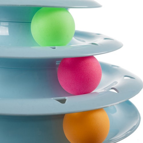 Cat toy - tower with balls Purlov 21837