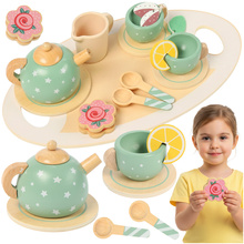 Children&#39;s tea set green Kruzzel 26393