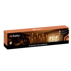 Bougies LED 12 pièces Ruhhy 26177