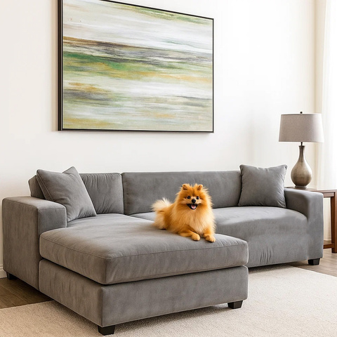 Sofa cover 190-230cm dark gray Ruhhy 26181