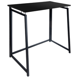 Bureau pliant en bois noir Ruhhy 26117