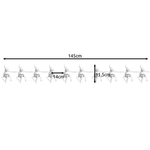 Weihnachtsbeleuchtung - Rentier Ruhhy 24955