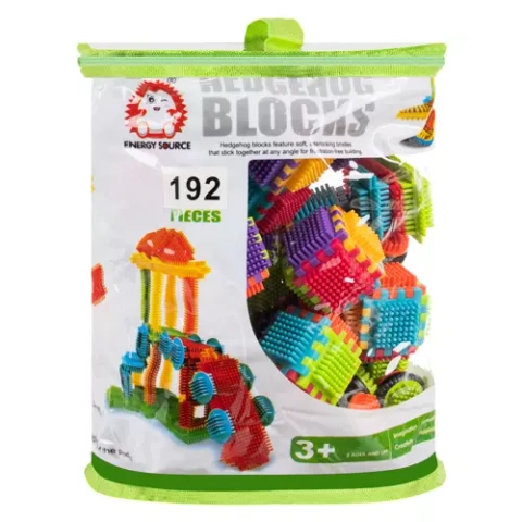Construction blocks - hedgehogs 192pcs Kruzzel 20376