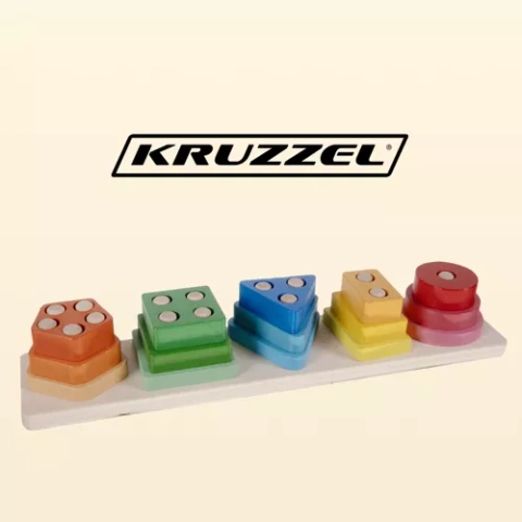 Trieur - puzzle en bois Kruzzel 22492