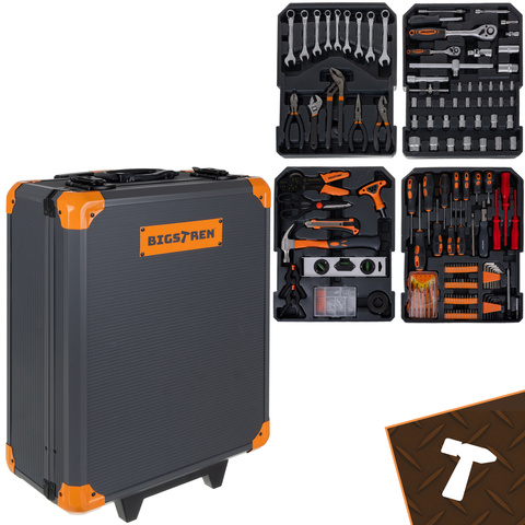 Tool set in a 1000-piece case. Bigstreen 26510