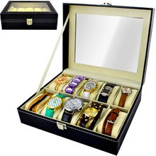 Organisateur de montres 10 compartiments