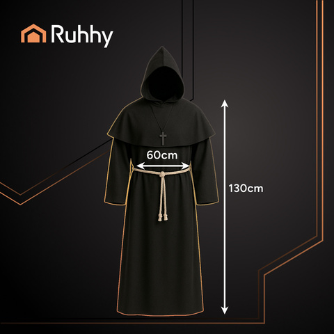 Ruhhas Halloween-Mönchskostüm 26175