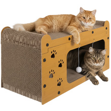 Cat scratching post - two-story house Purlov 27016