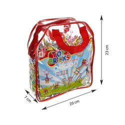 Klocki - słomki - figury konstrukcyjne - 1000 szt 