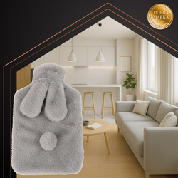 Rubber hot water bottle in a cover 1.8L Ruhhy 26383