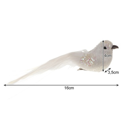 Christmas tree baubles - birds 2 pcs. Ruhhy 22338