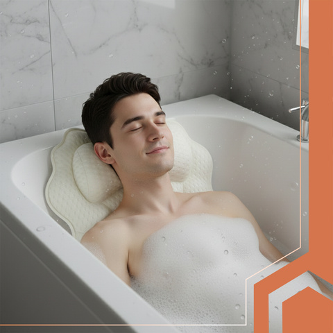 Oreiller de bain relaxant Ruhhy 27050