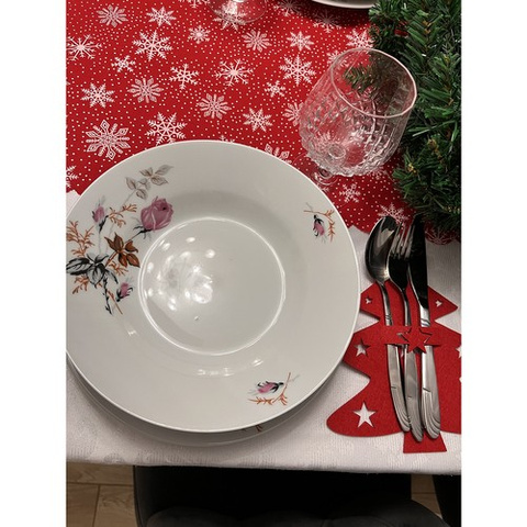 Mallette à couverts - Sapins de Noël, 12 pcs. Ruhy 22304