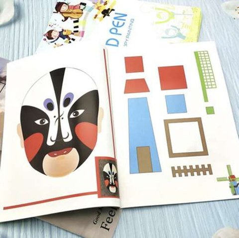 Ein Buch mit Vorlagen für den Maaleo 22734 3D-Stift