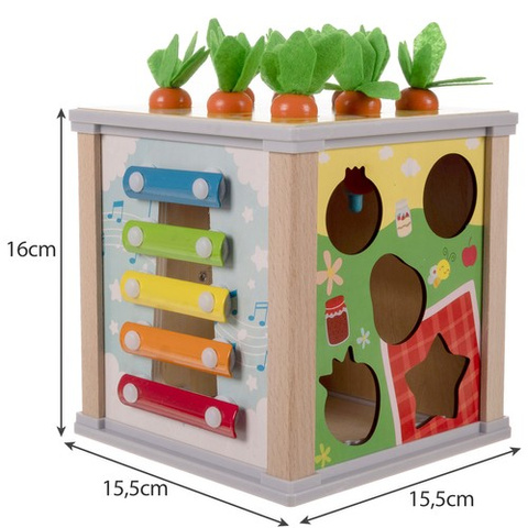 Cube éducatif en bois - trieur Kruzzel 22566