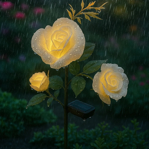 Solární lampa růže Gardlov 25282