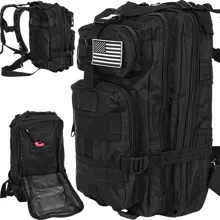 Military backpack black small