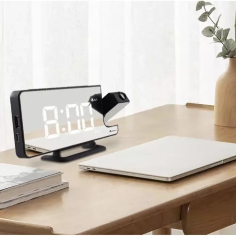 Alarm clock - LED clock with projector Izoxis 19576