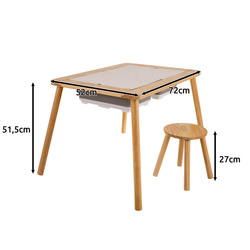 Kruzzel 26366 Sensory Table with Chair