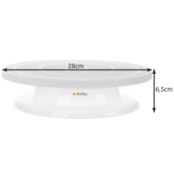 Rotating cake stand + 3 spatulas for decorating cakes