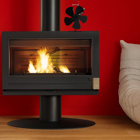 Kaminer 26206 Ventilateur de cheminée à 5 pales