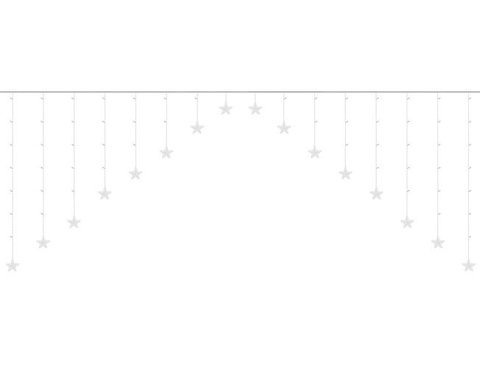 Lichtvorhang 136LED - warmweiß 31V KŚ11337