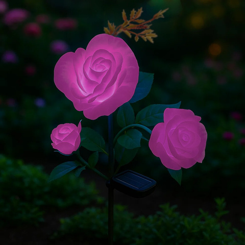 Solarlampe Rose Gardlov 25282